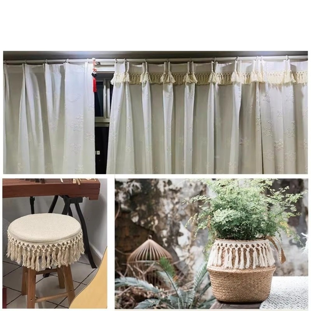 Tassel Fringe Trim - Nastro con Nappe in Cotone Stile