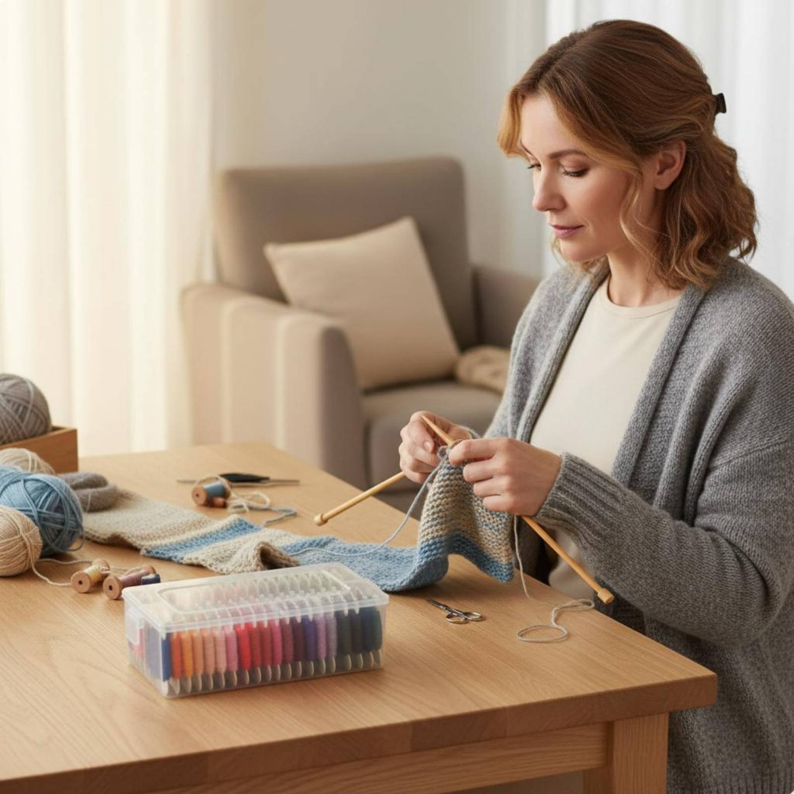 Embroidery Craft - Kit di Fili per Ricamo Multicolore,