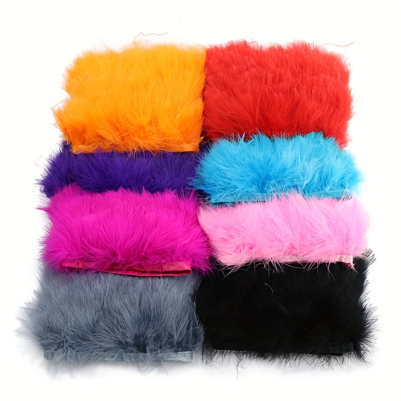 Feather Trim Marabou - Nastro con Frange di Piume di