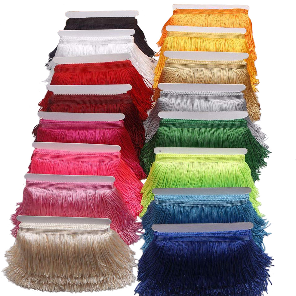 Fringe Ribbon Sewing - 10 metri 15 cm lungo nappa