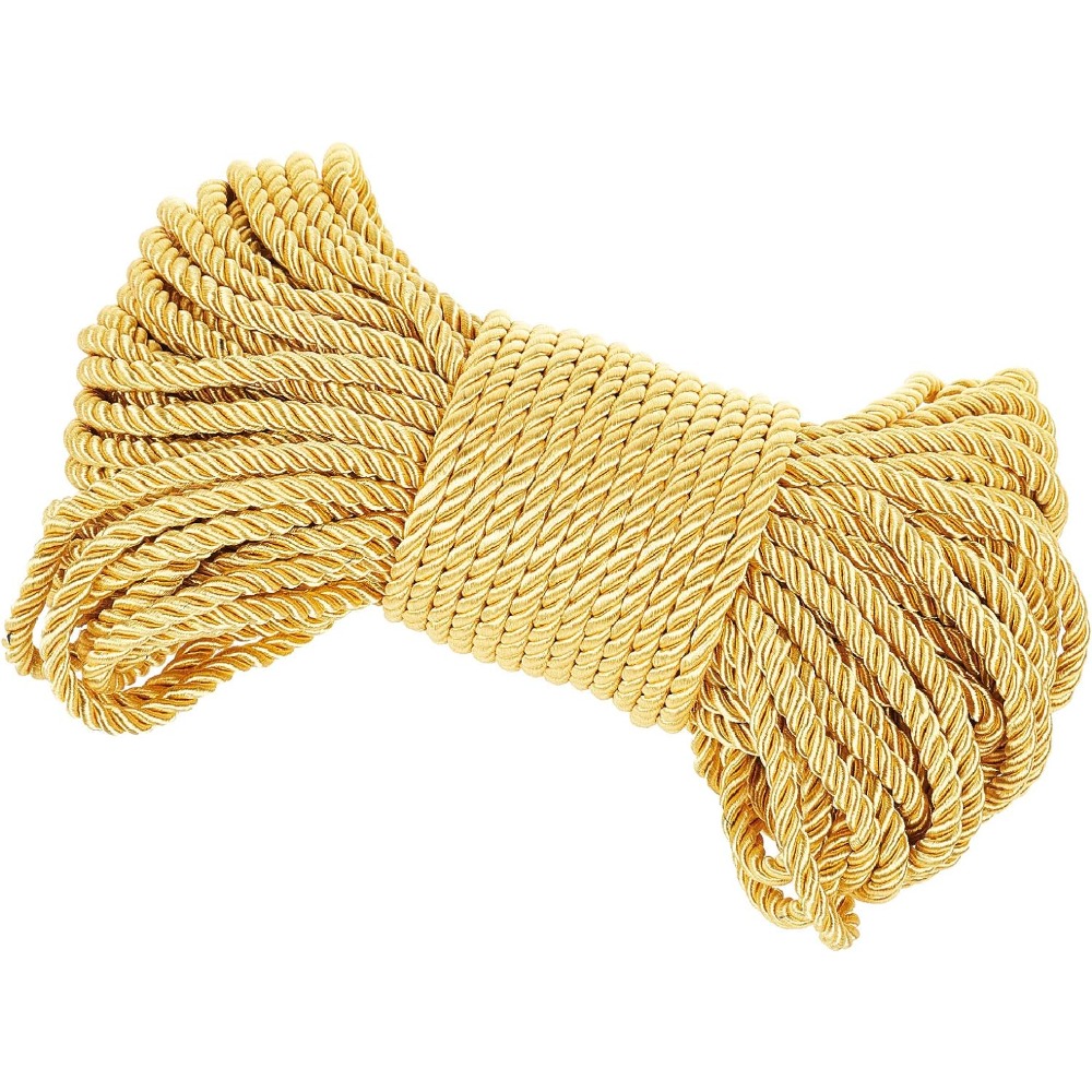 Cord Trim Twisted - 6mm Gold Cord 27 Yards corda