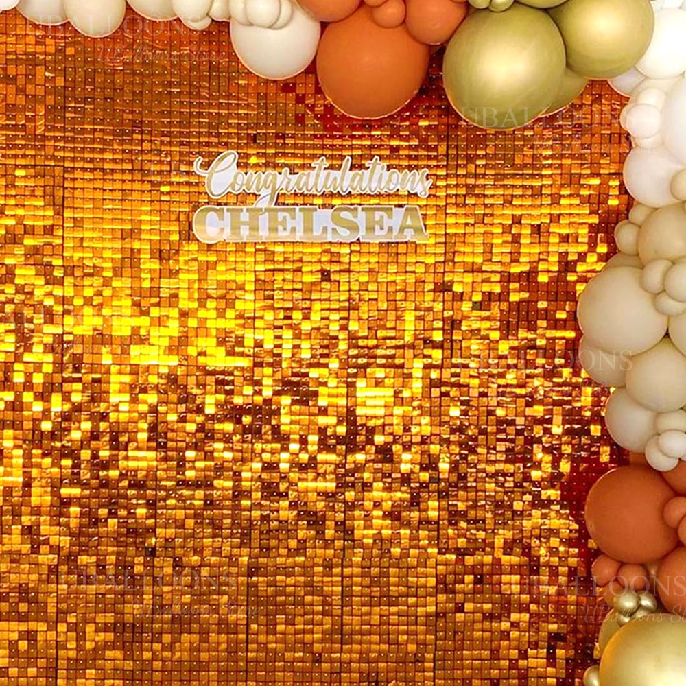 Sequin Fabric Panel - Pannelli per fondale da parete luccicanti