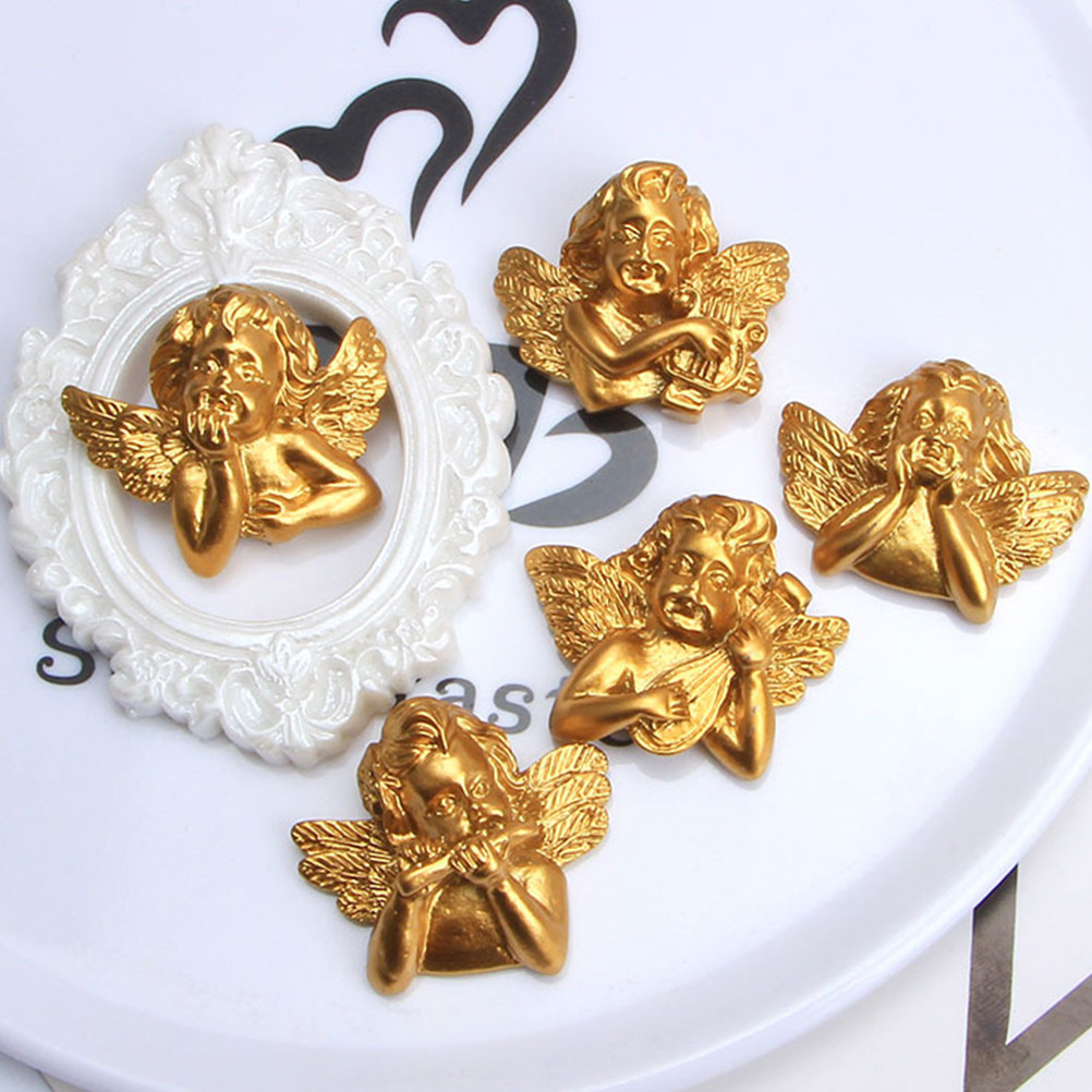 Embellishment Crafts - 15 Pezzi Accessori Angelo in Resina,