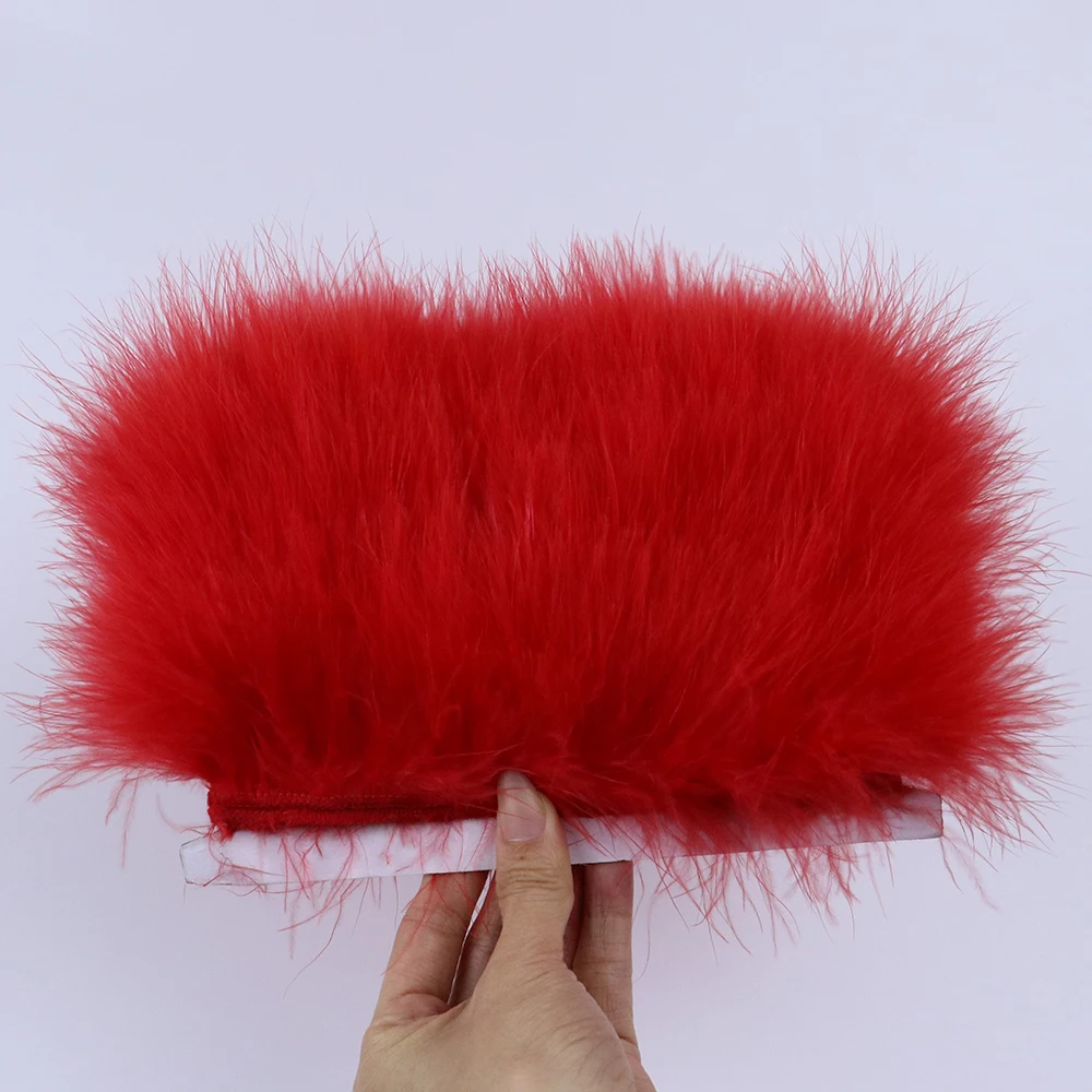 Feather Trim Marabou - 1 metro morbido piuma di tacchino