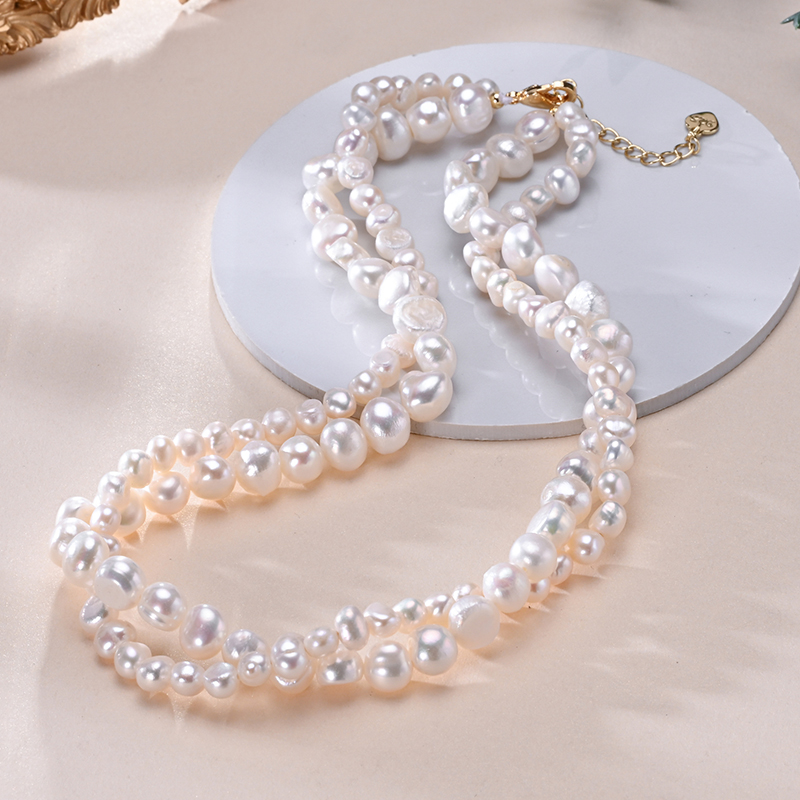 Pearl Trim Chain - HENGSHENG Barocco d'acqua dolce 5-6mm 8-9mm