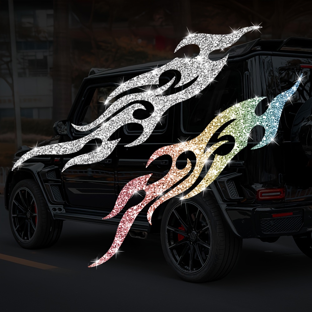 Glitter Vinyl Roll - 1 paio di adesivi per moto
