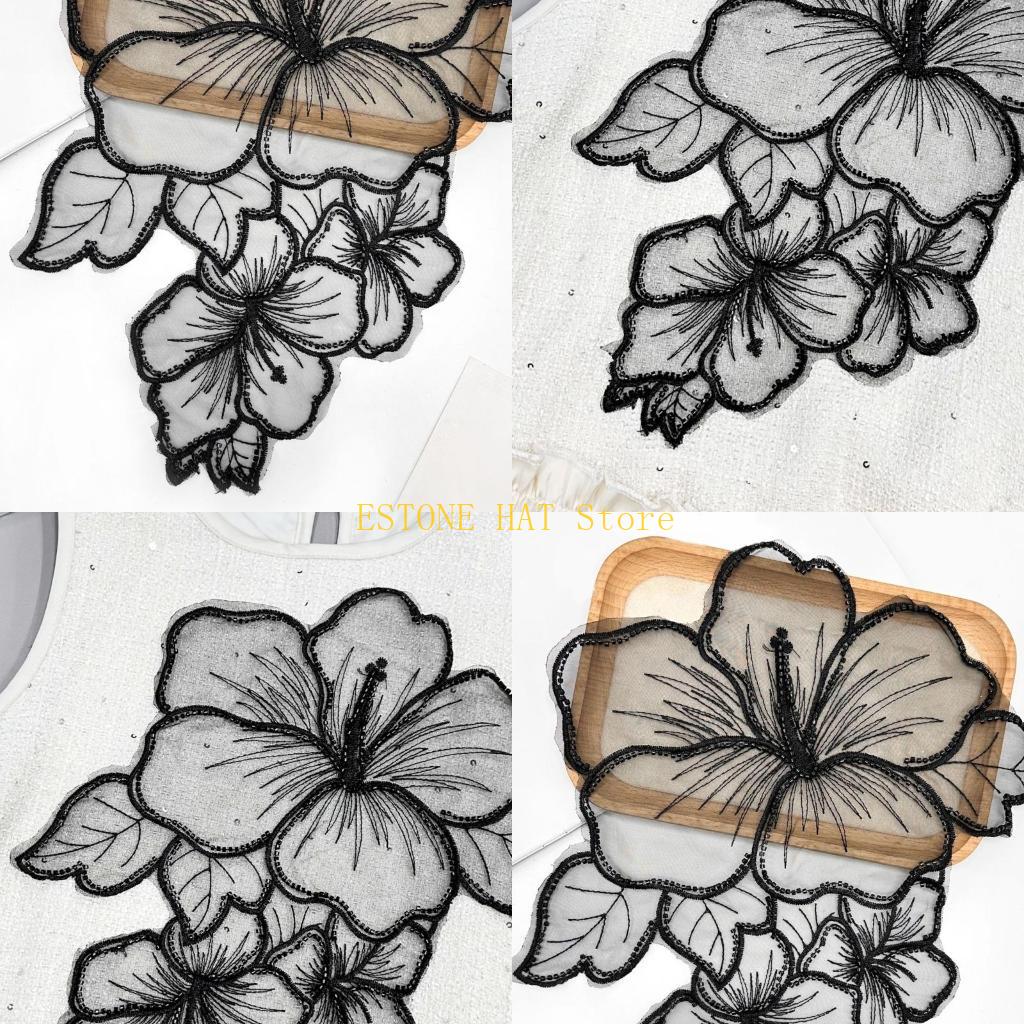 Applique Patch Flower - 49MF Toppe da cucito floreali Eleganti