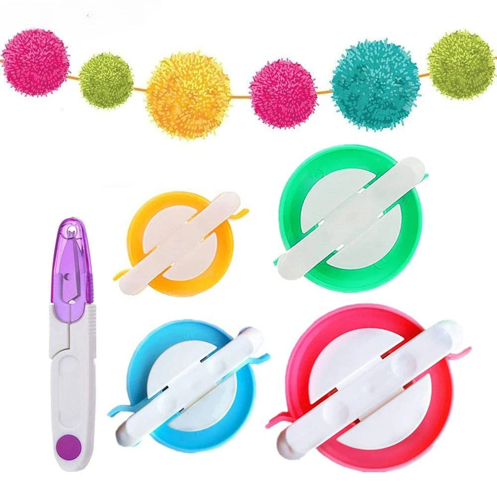 Pom Pom Maker Tool - Kit per pom pom pom in