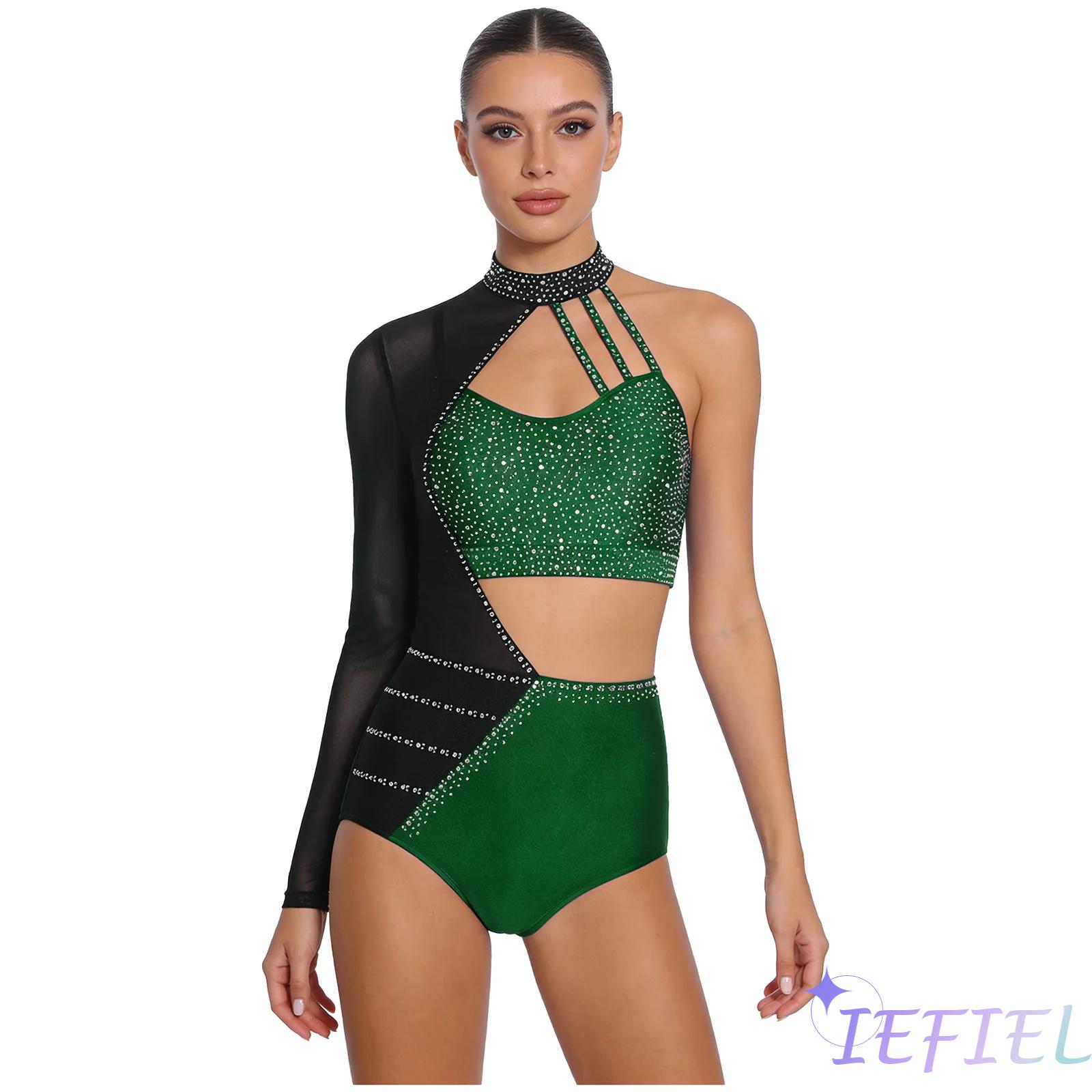 Rhinestone Banding Trim - Elegante Body da Donna per Danza