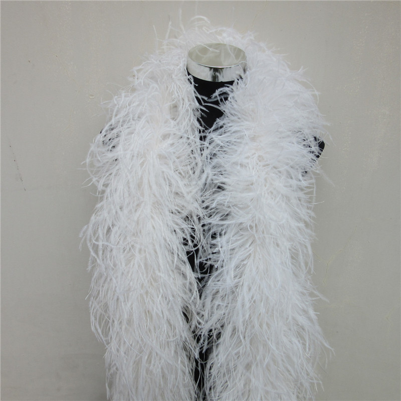 Feather Trim Marabou - 2 metri 6 strati di piume
