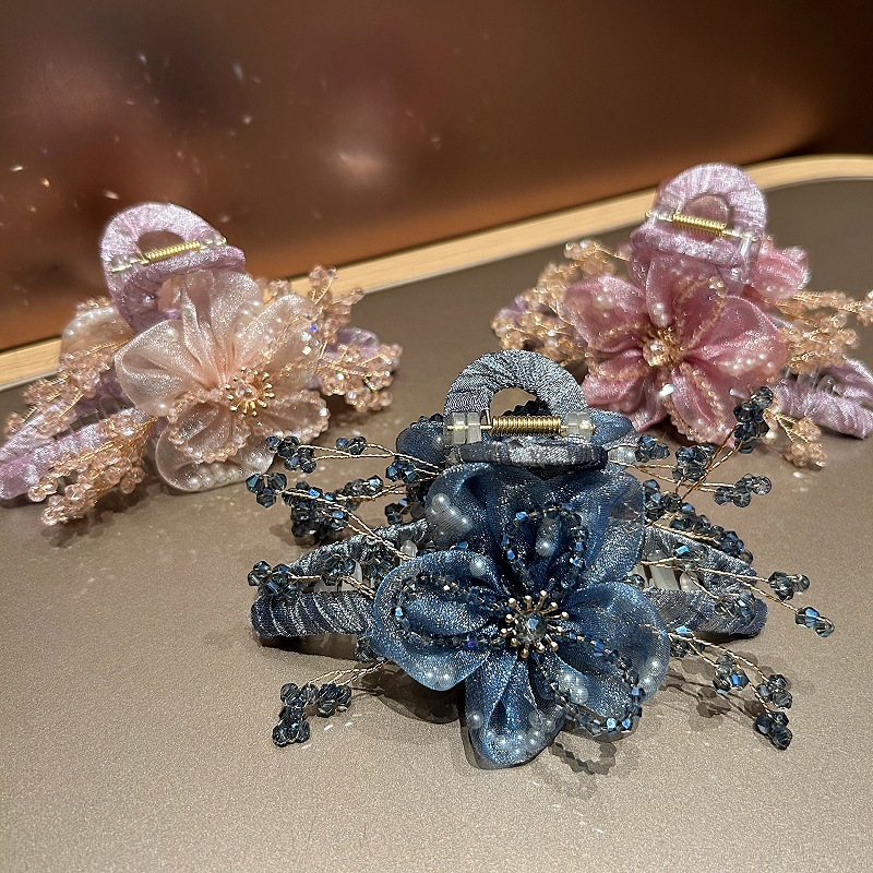 Crystal Mesh Fabric - Eleganti accessori per capelli coreani Tessuto