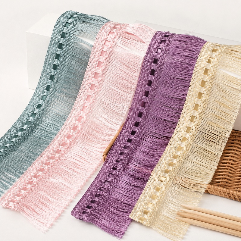Fringe Ribbon Sewing - Nastro in pizzo con frange in