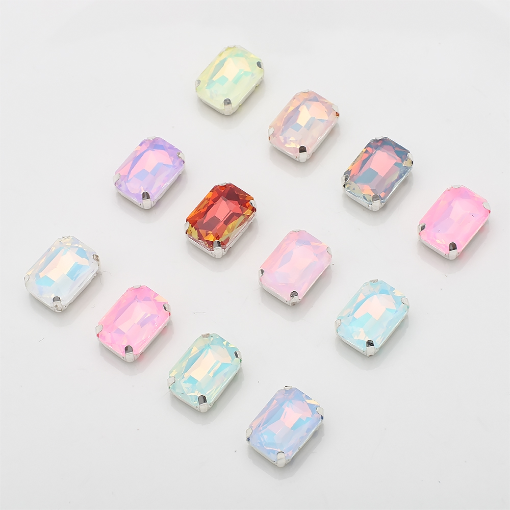 10 pz 10x14mm cucire su strass - Sew On Rhinestone recensione e prezzo