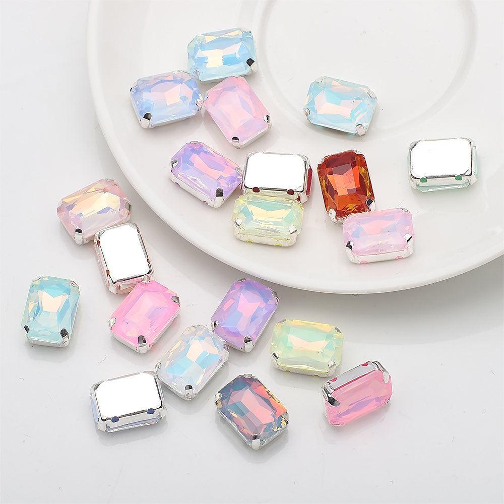 10 pz 10x14mm cucire su strass - Sew On Rhinestone recensione e prezzo