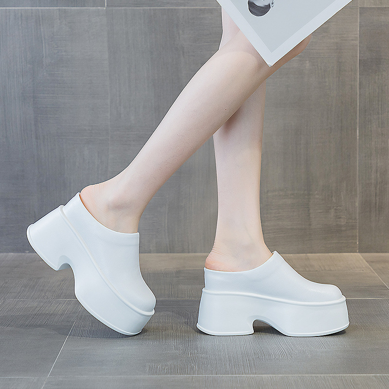 Sandali Mule in Vera Pelle con - Guipure Lace Panel recensione e prezzo