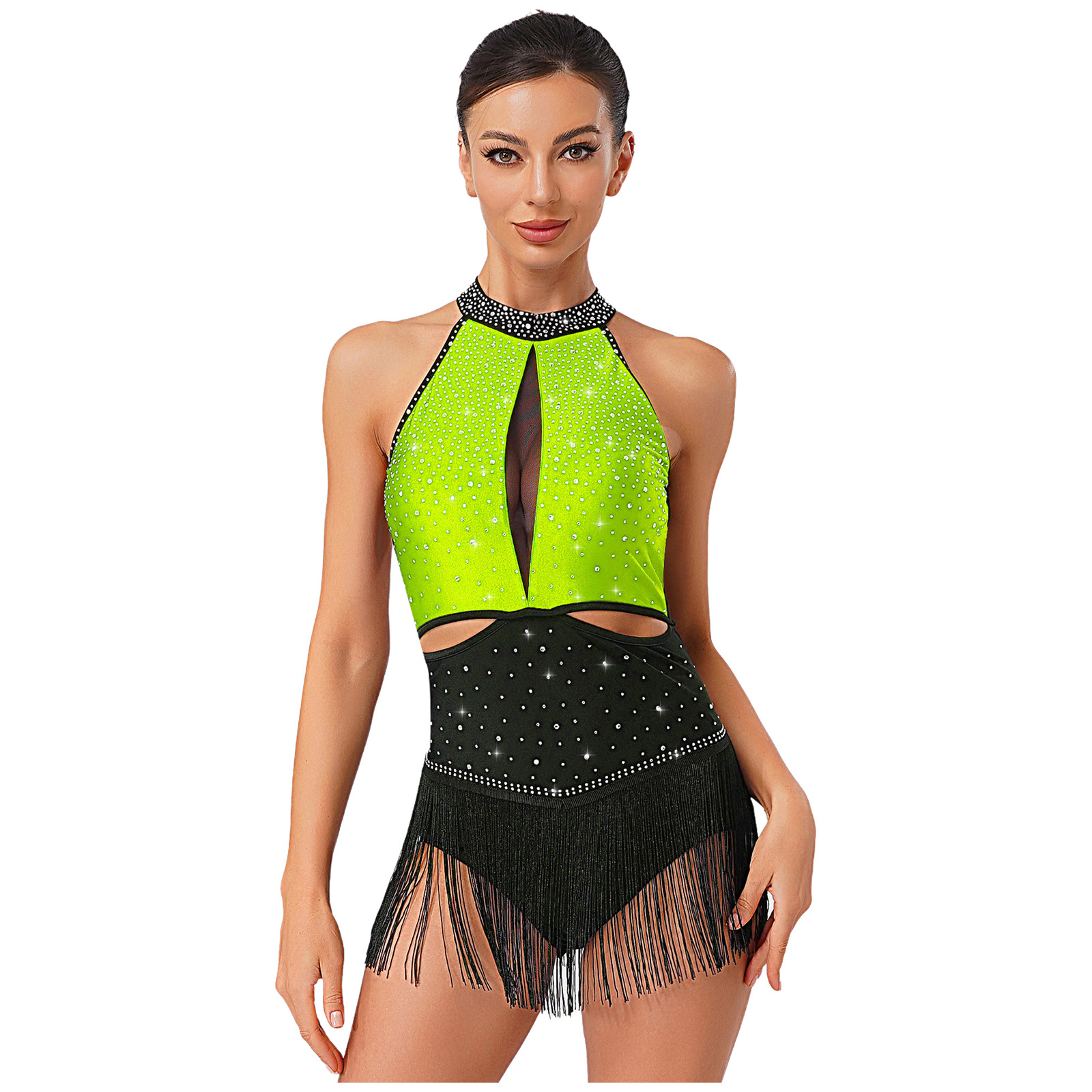 Donne Danza Abiti ritmici Senz - Rhinestone Banding Trim recensione e prezzo
