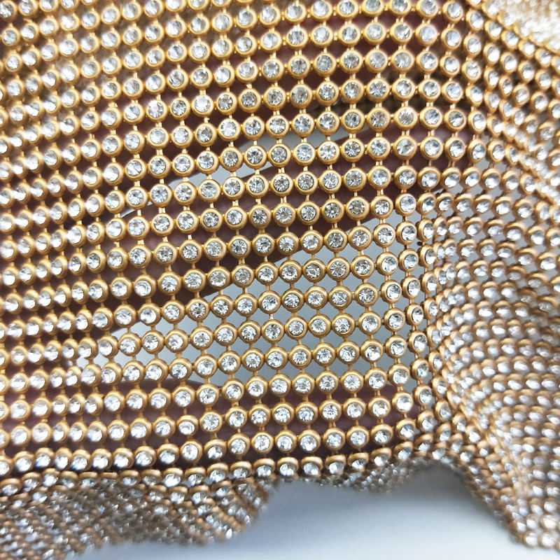 45x120 cm scintillante base or - Crystal Mesh Fabric recensione e prezzo