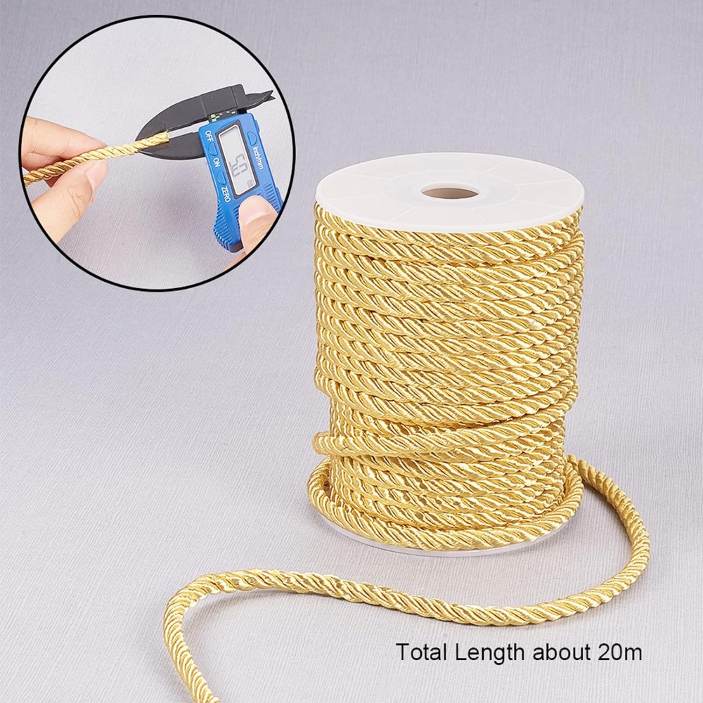 5mm 18 Metri Corda D'oro Intre - Cord Trim Twisted recensione e prezzo