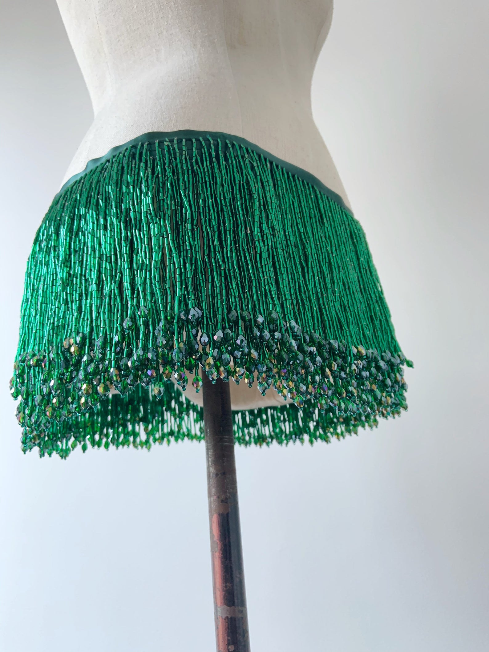 1 Yard Green Bead frange nappa - Beaded Trim Fringe recensione e prezzo