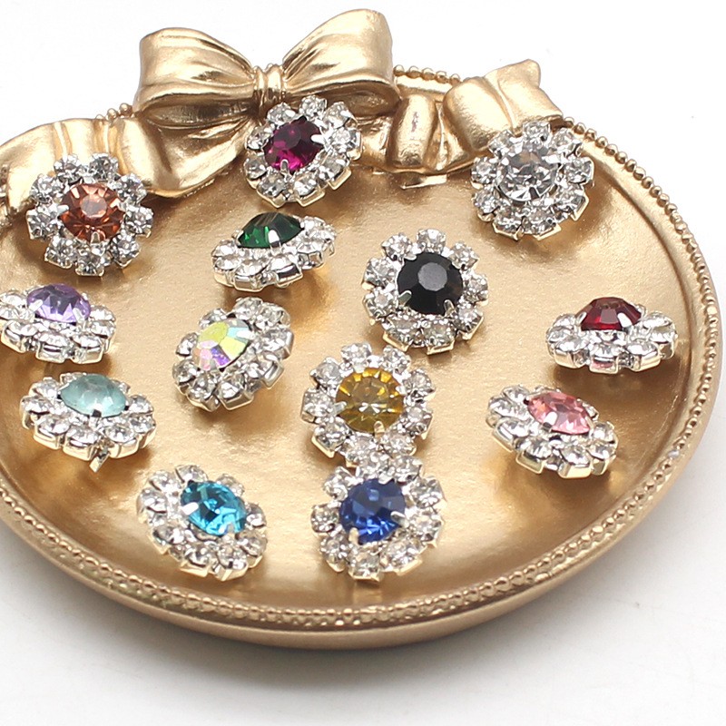 10Pcs 16MM rotondo in metallo  - Sew On Rhinestone recensione e prezzo