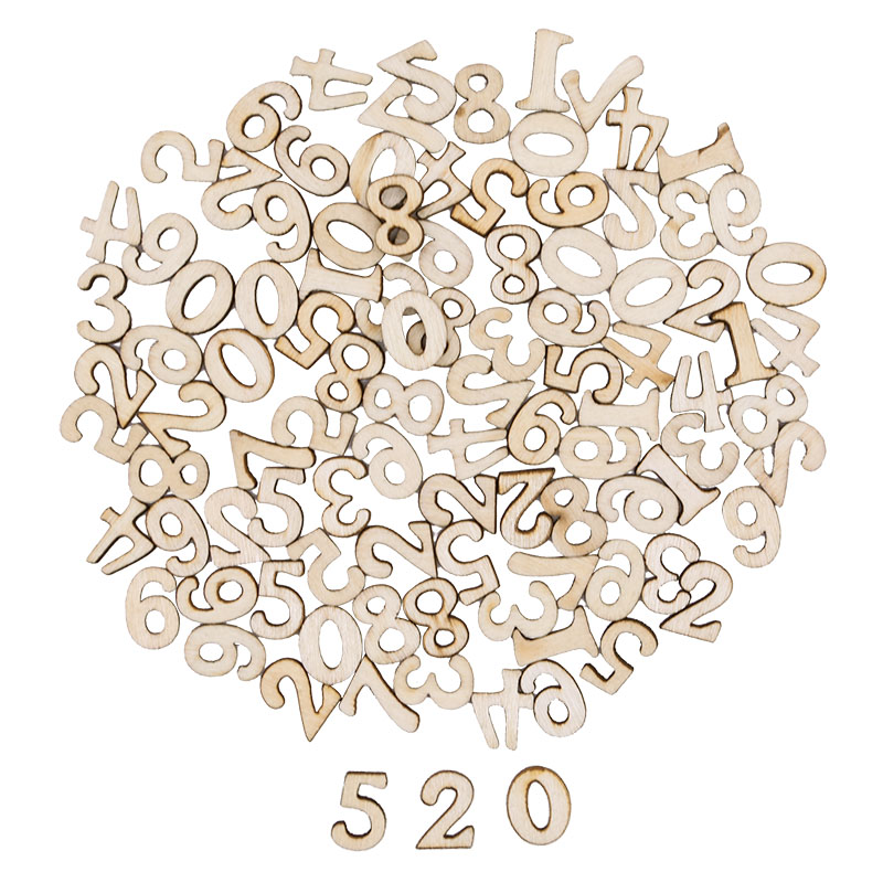 100 pz lettere alfabeto in leg - Craft Embellishment recensione e prezzo
