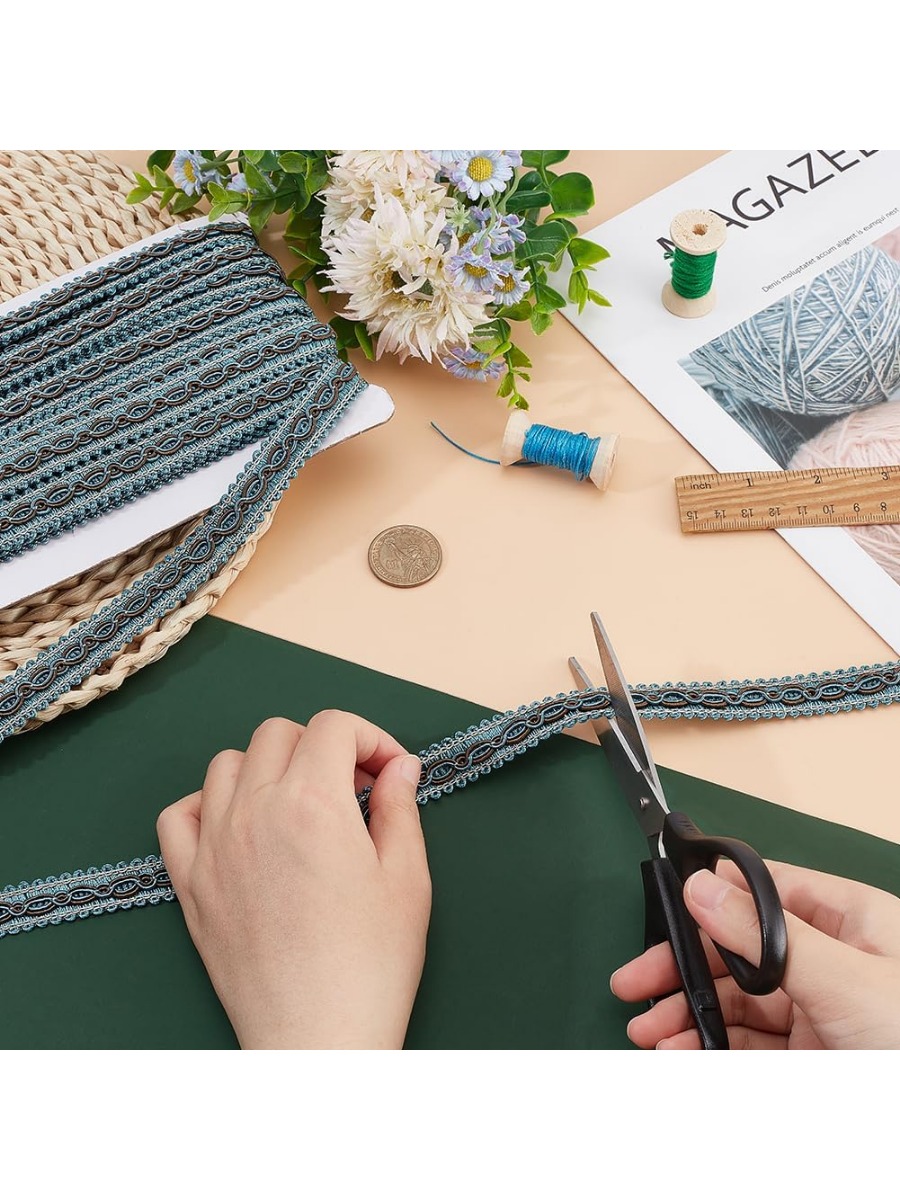 Tirm a treccia blu da 32 metri - Fringe Ribbon Sewing recensione e prezzo