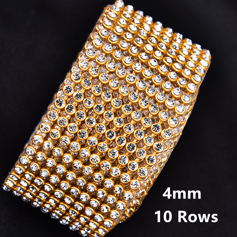 4mm 2/5/10 file Nastro in piet - Rhinestone Banding Trim recensione e prezzo