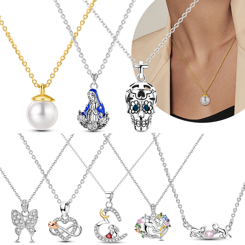 Collana originale in argento s - Pearl Trim Chain recensione e prezzo