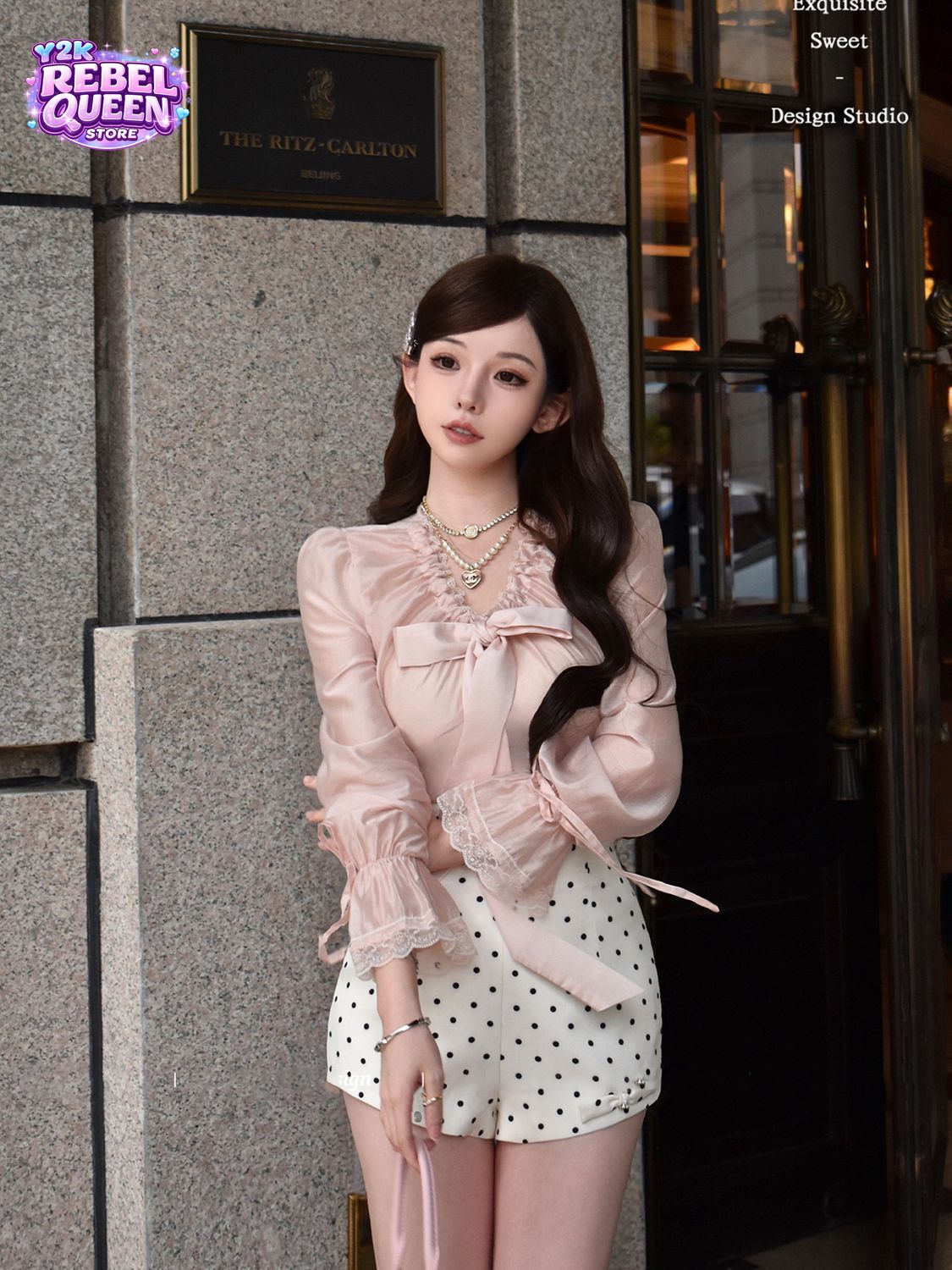 Completo Coquette Coreano Eleg - Elastic Lace Trim recensione e prezzo