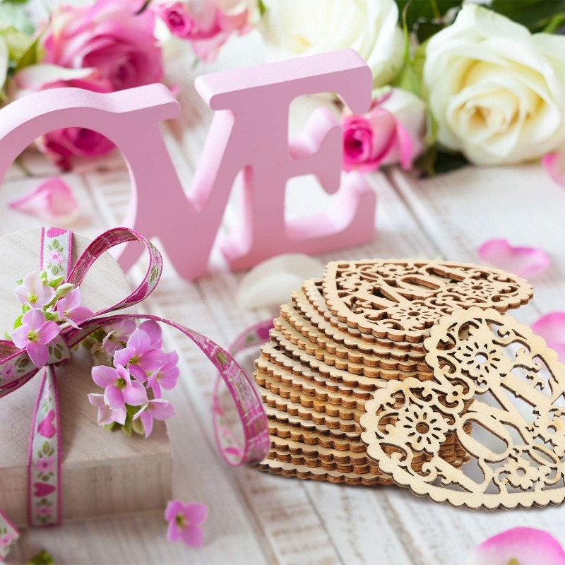 10 Pezzi di Cuori in Legno Non - Embellish Craft recensione e prezzo