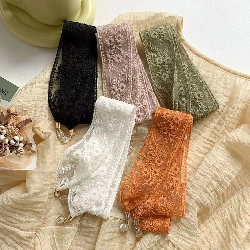 1 Pezzo Sciarpa per Capelli in - Lace Ribbon Trim recensione e prezzo