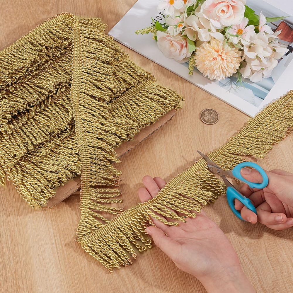 12 Metri x 2.2 Pollici Frangia - Tassel Fringe Trim recensione e prezzo