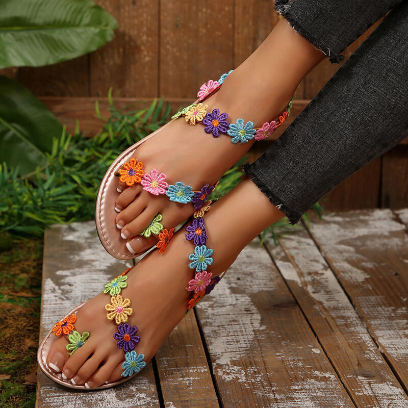 Sandali Donna Bohemien con Ric - Embroidery Embellishments recensione e prezzo