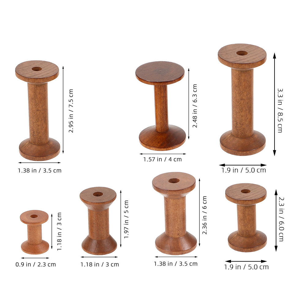 Set di 7 Bobine in Legno Salva - Embroidery Craft recensione e prezzo