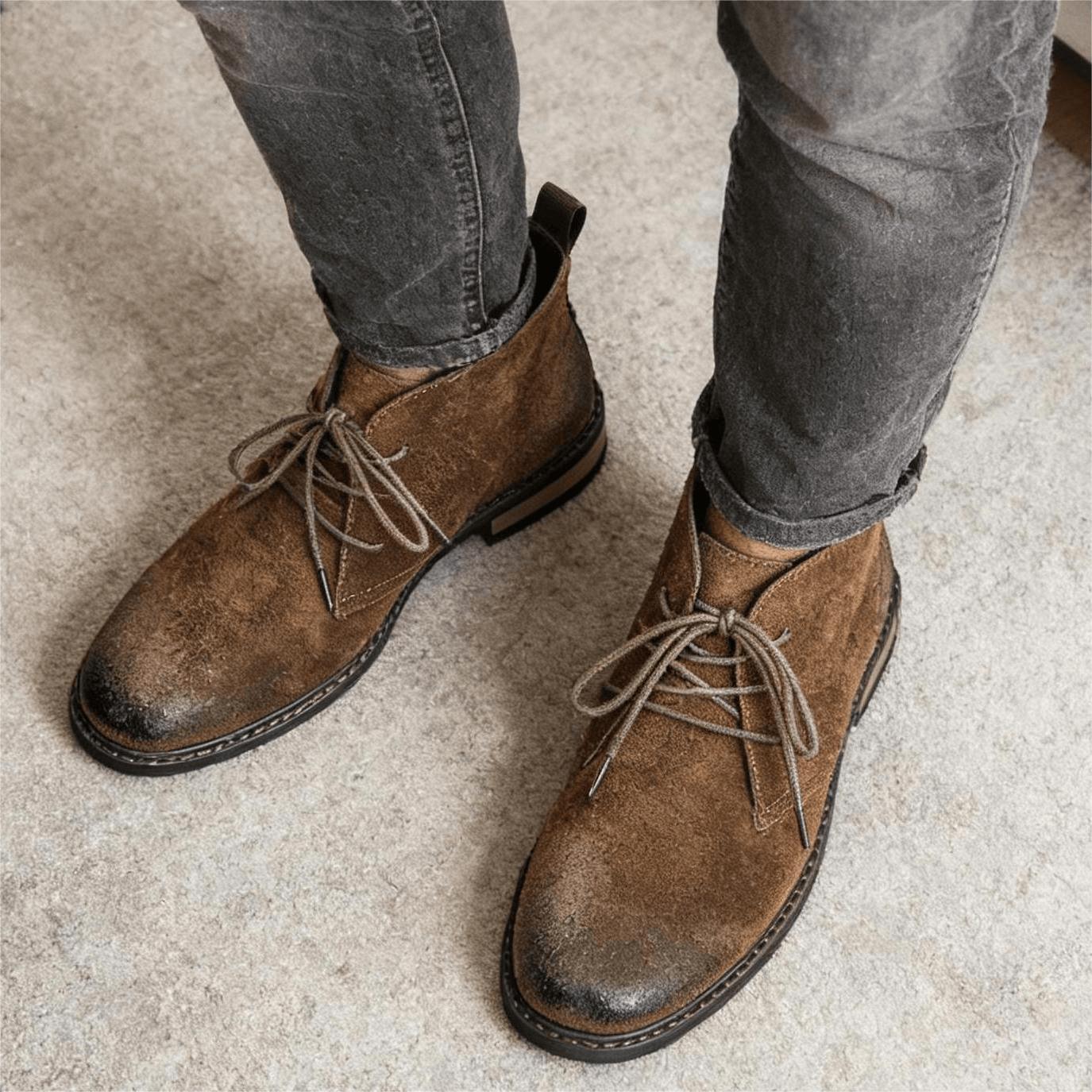 Stivali in Pelle Retrò Comodi  - Guipure Lace Panel recensione e prezzo