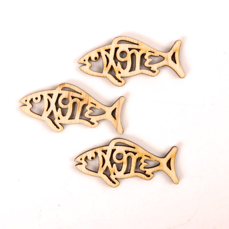 Legno carino a forma di pesce  - Embellish Craft recensione e prezzo
