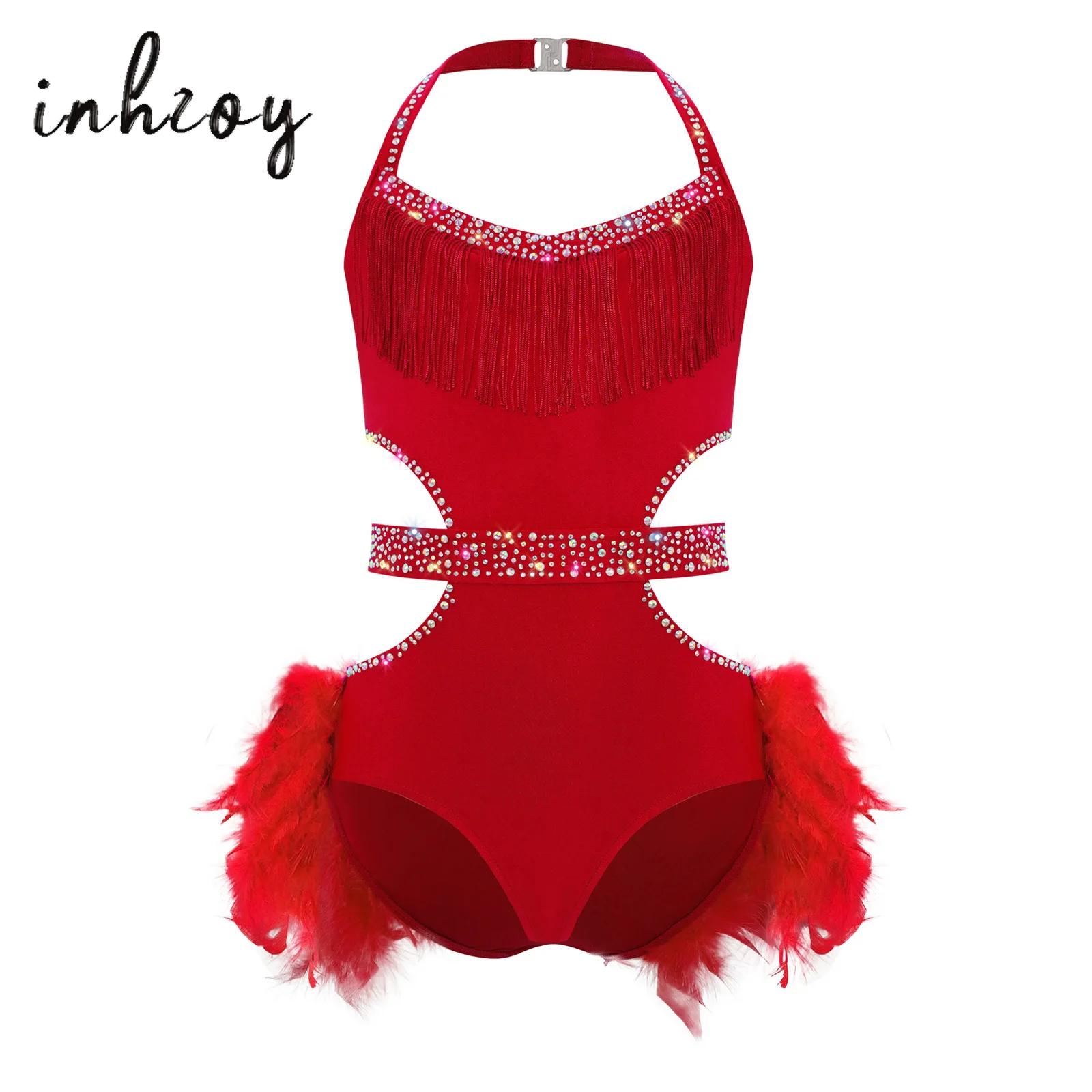 Body per bambina, costume da b - Rhinestone Banding Trim recensione e prezzo
