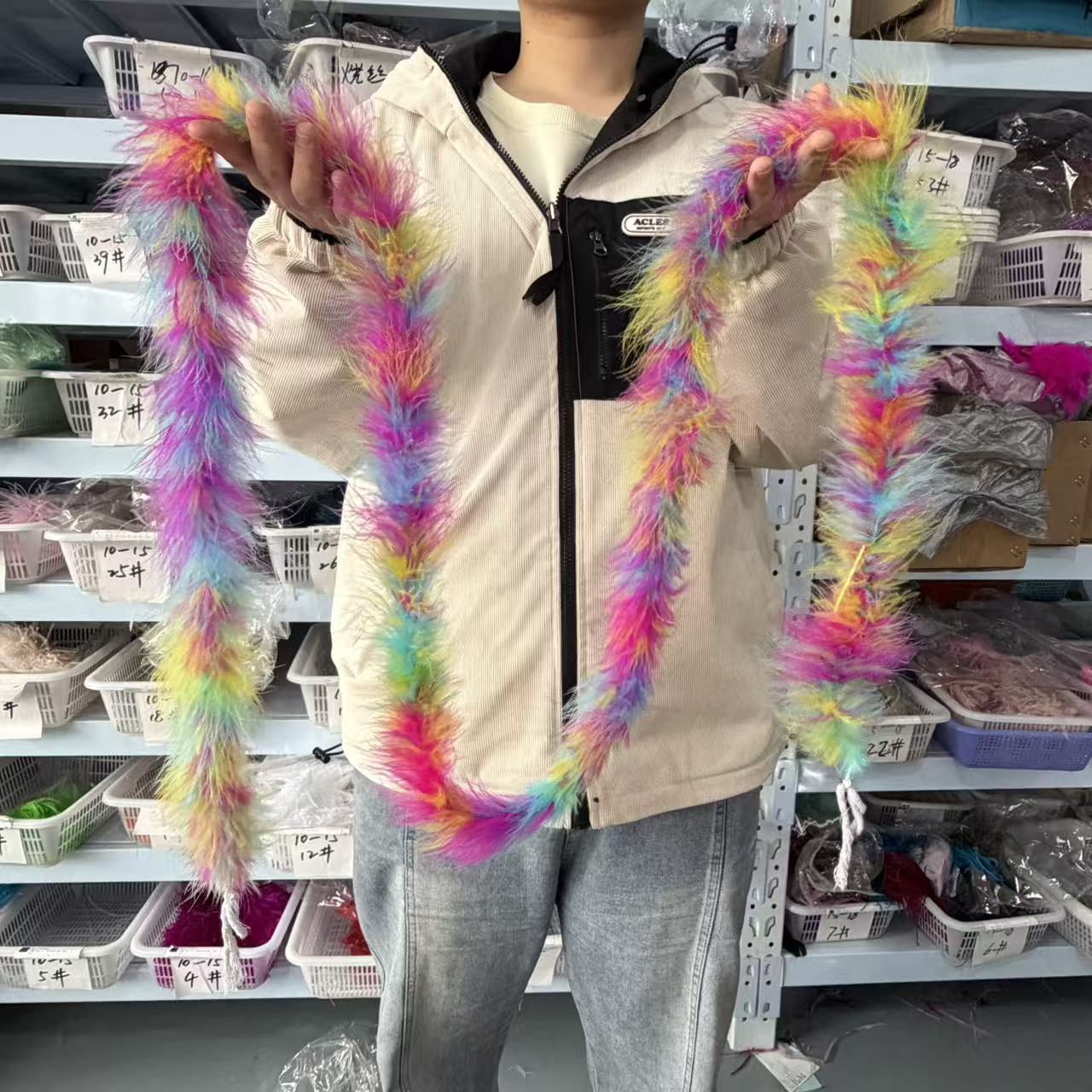 Boa di Piume di Marabù Multico - Feather Trim Marabou recensione e prezzo