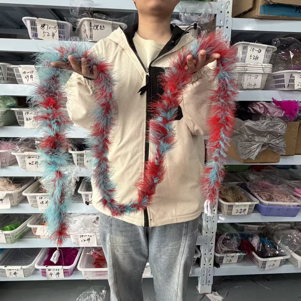 Boa di Piume di Marabù Multico - Feather Trim Marabou recensione e prezzo
