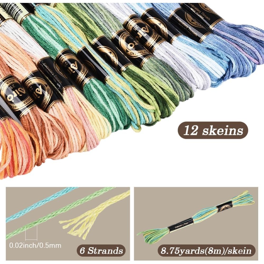 12 Gomitoli 105 Iarde Filo da  - Embroidery Embellishments recensione e prezzo