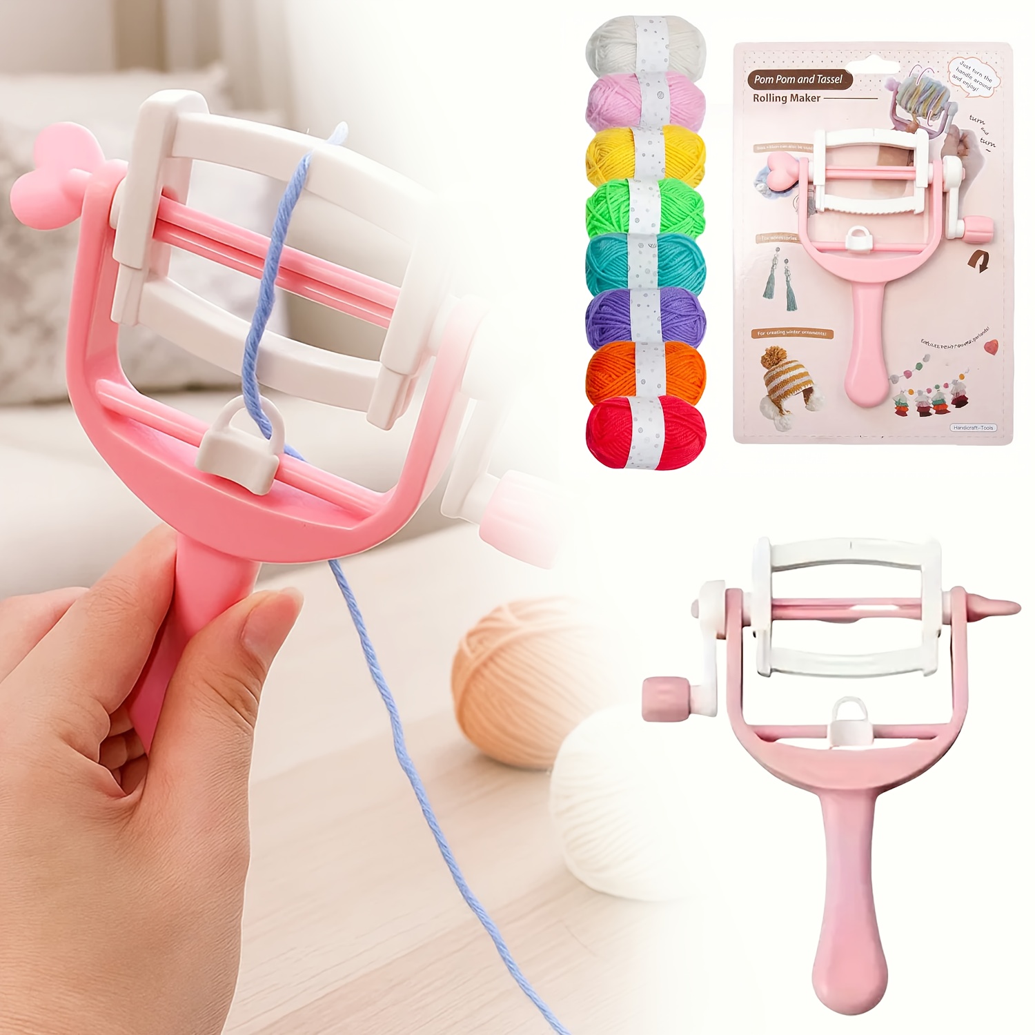 Bobina di avvolgimento a manov - Pom Pom Maker Tool recensione e prezzo