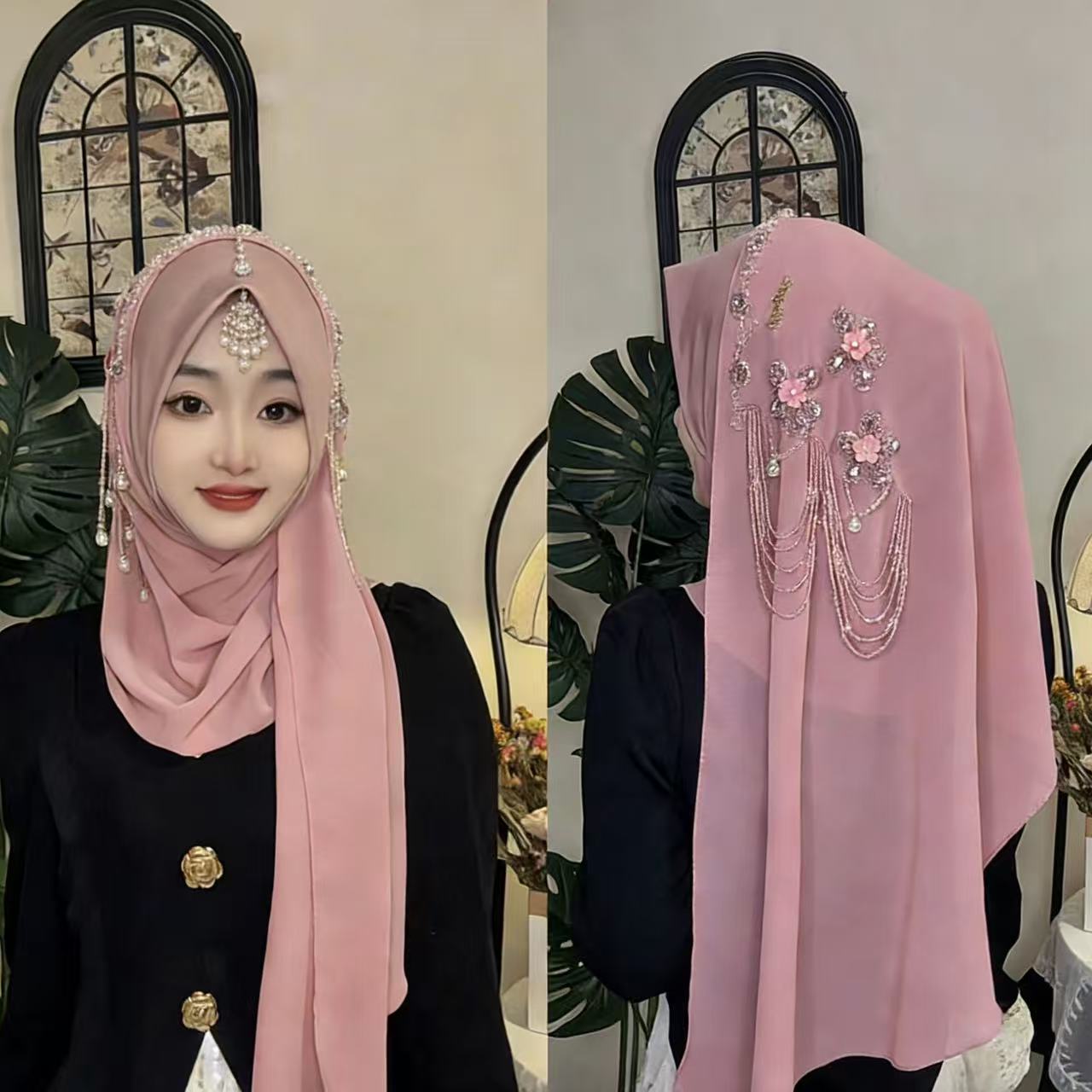 Abaya Hijab Sciarpa da Donna M - Tassel Fringe Trim recensione e prezzo