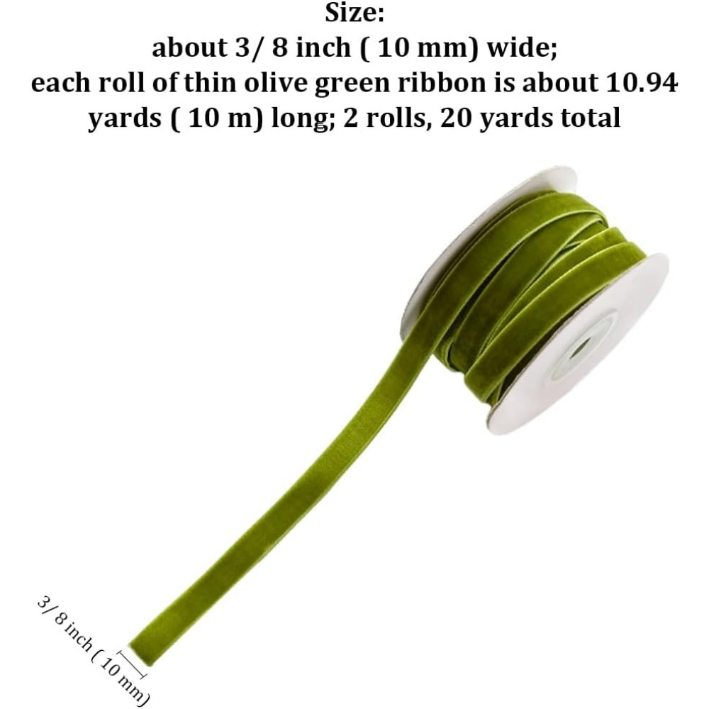2 rotoli da 21,88 iarde 3/8 po - Velvet Ribbon Roll recensione e prezzo