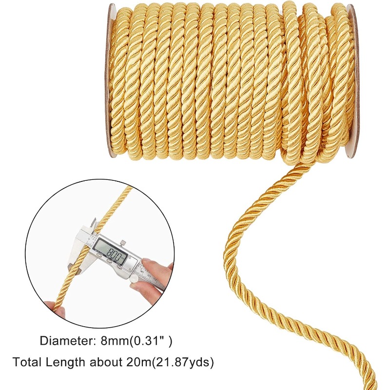 1 rotolo 8mm 20 metri cavo int - Cord Trim Twisted recensione e prezzo