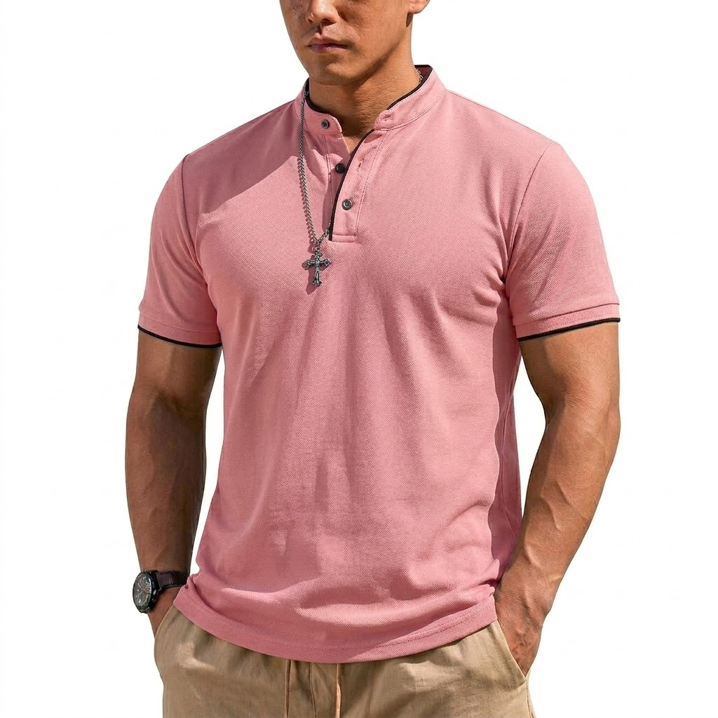 Maglietta Henley Estiva a Mani - Embellish Knit recensione e prezzo