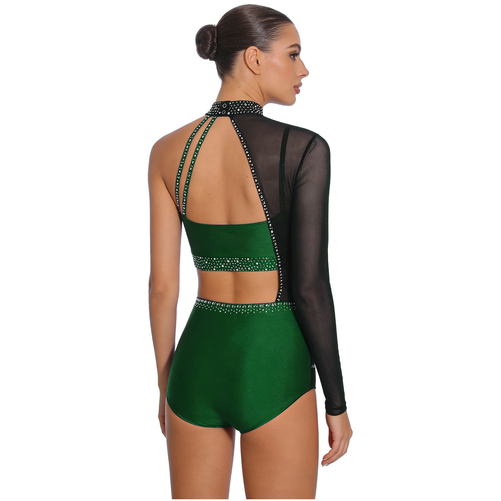 Elegante Body da Donna per Dan - Rhinestone Banding Trim recensione e prezzo