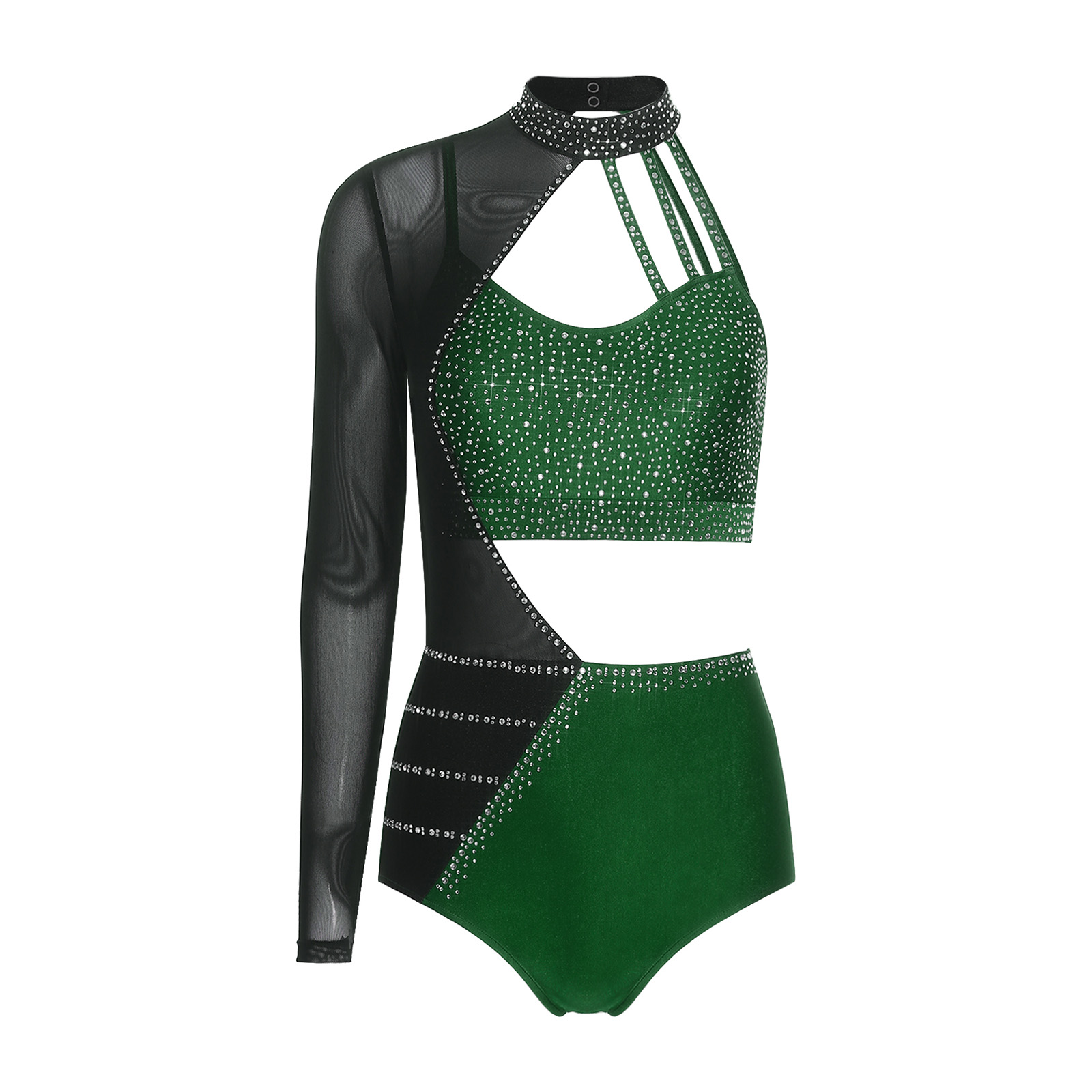 Elegante Body da Donna per Dan - Rhinestone Banding Trim recensione e prezzo