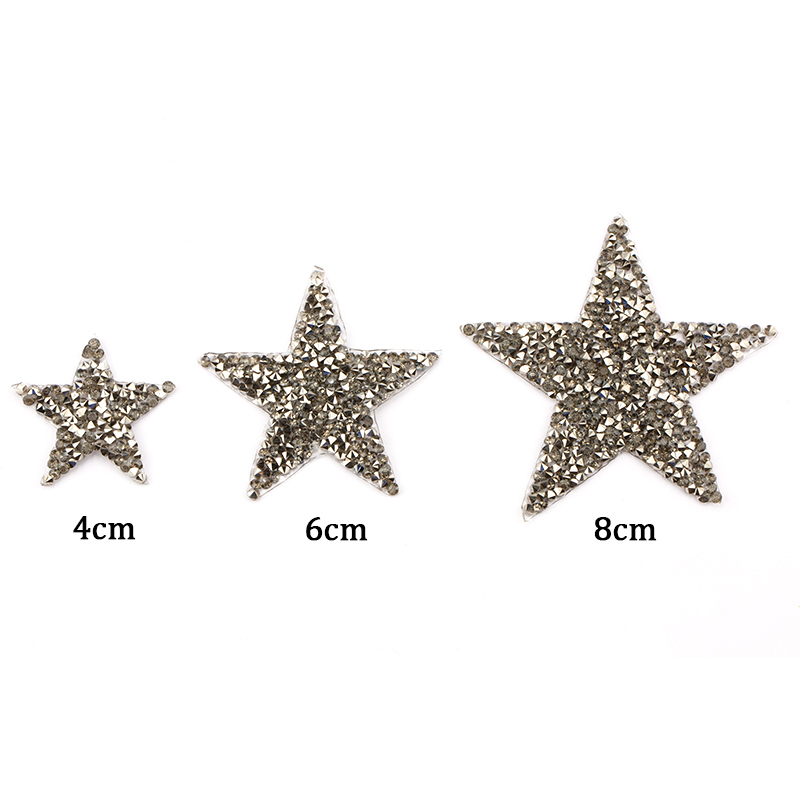 4/6/8cm Hotfix Jet Ematite Sta - Hotfix Rhinestone Sheet recensione e prezzo